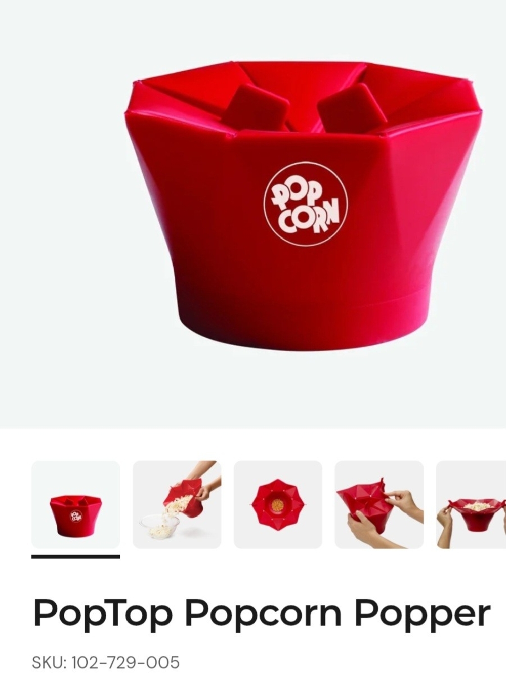 Popcorn Popper Poptop - Picture 4 of 6